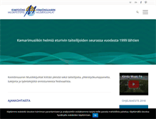 Tablet Screenshot of kimitomusicfestival.fi